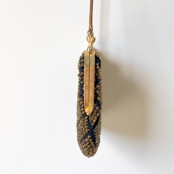 Vintage Beaded Wristlet / Mini Frame Handbag - Picture 5 of 6